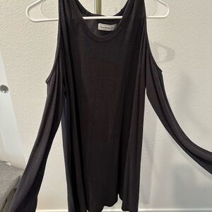Abercrombie & Fitch Black Cold Shoulder Dress